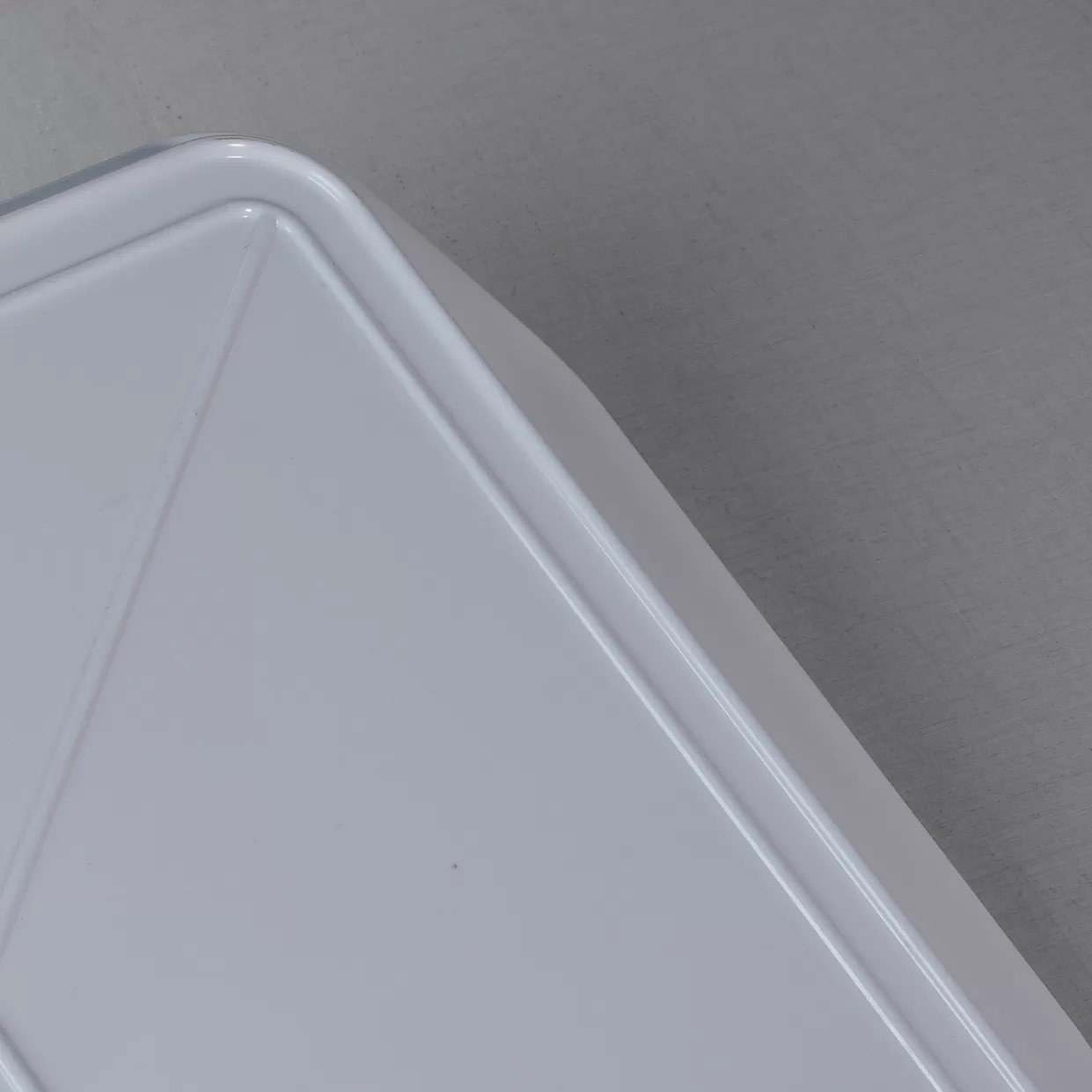 Hucheng Factory 20-806 High Quality White Melamine Rectangle Sustainable Serving Tray