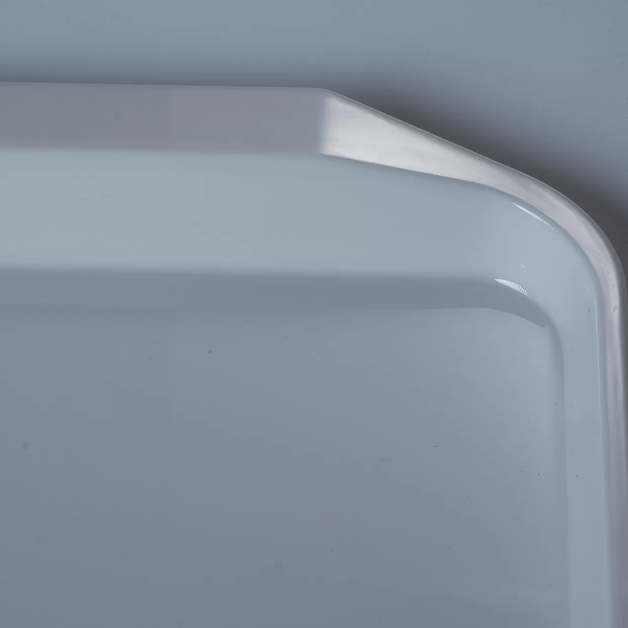 Customizable 17-Inch Square Modern Melamine Tray Sustainable Plastic Celadon Dish Plate Fast Food Restaurant Stocked Tableware