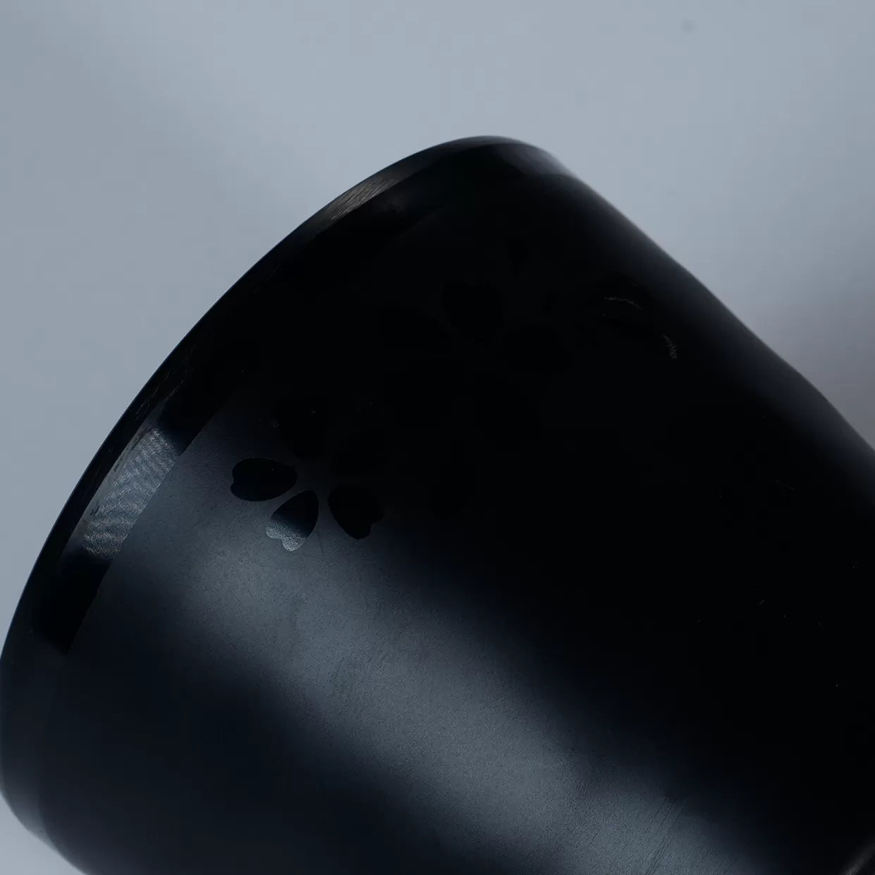 Hot-rated Factory High Quality 220ML Melamine Dinnerware Japanese 100% melamine black color round cupStocked Wholesale