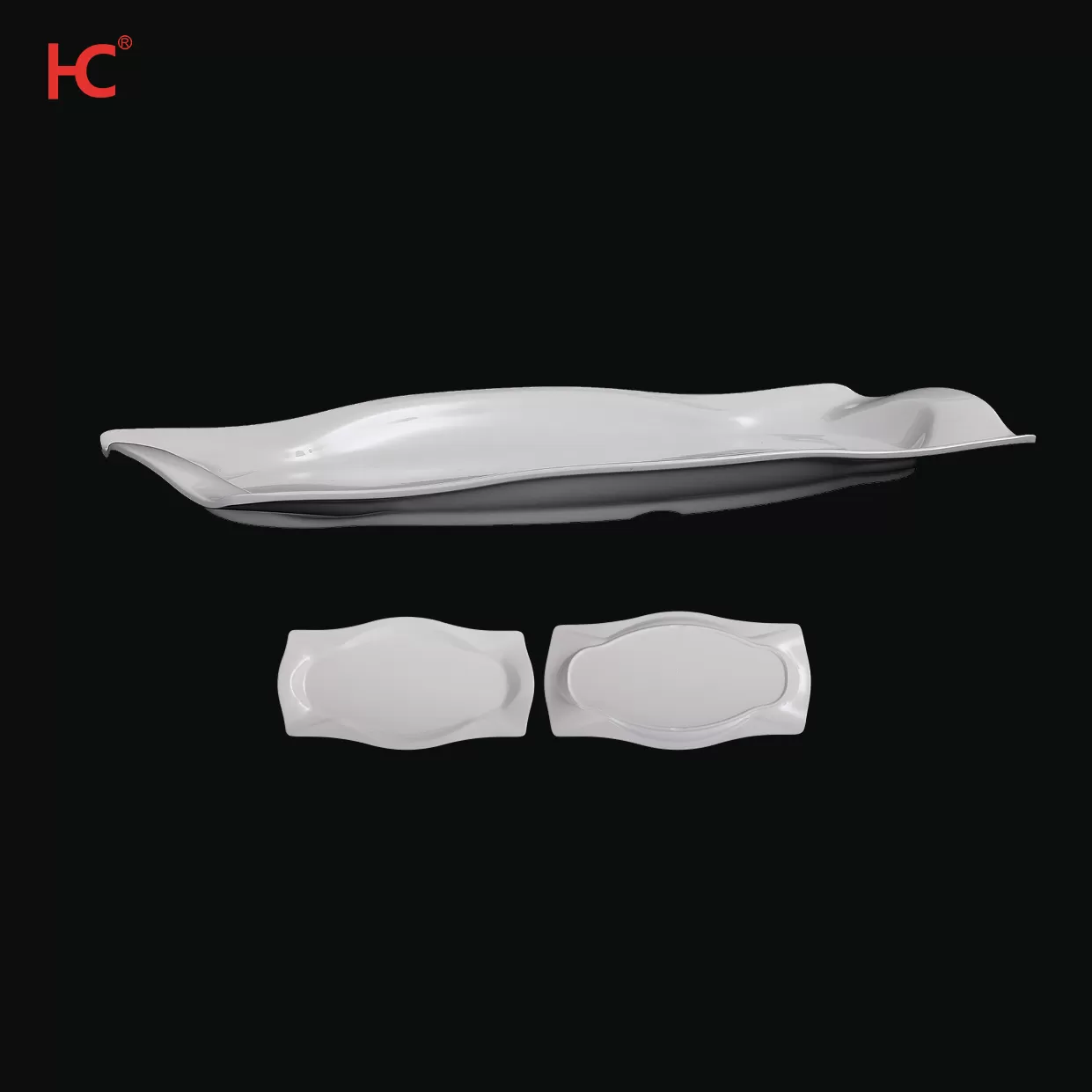 Wholesale Price Custom Round Plain White Unbreakable Plastic Tableware Melamine Plates For Restaurant