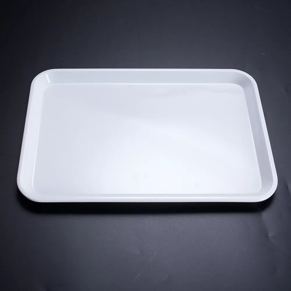 B-13 Customized sustainable a5 100 melamine tray modern style plastic dinnerware for Hotel and Fast Food Restaurant