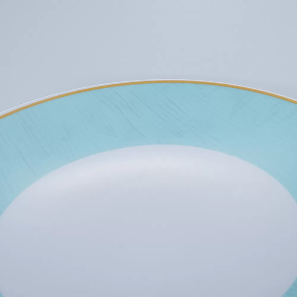 21116 Customizable Korean Plate Dinnerware Set Durable Melamine Dishes for Party Use Restaurant Stocked Plastic Material