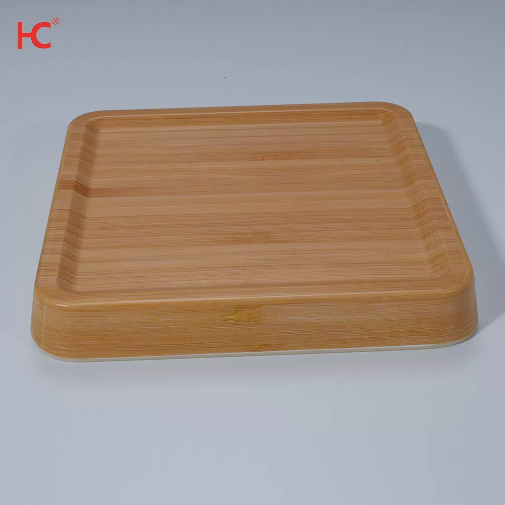 Durable Bamboo pattern Melamine Soup and Noodle Bowls Perfect for Buffets Restaurants and Everyday Use Reusable Tableware