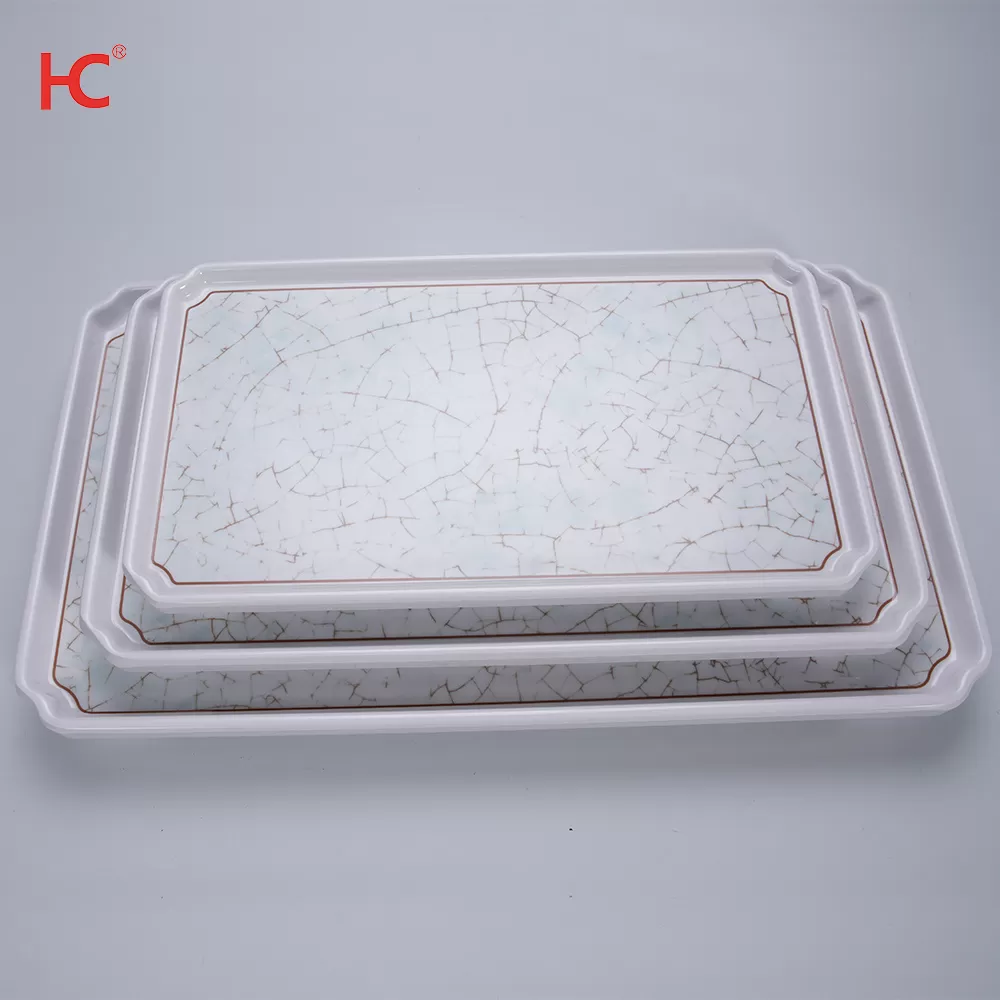 Customizable Melamine Dinnerware set Plate Plastic Tableware Dish cup bowl Jade porcelain style