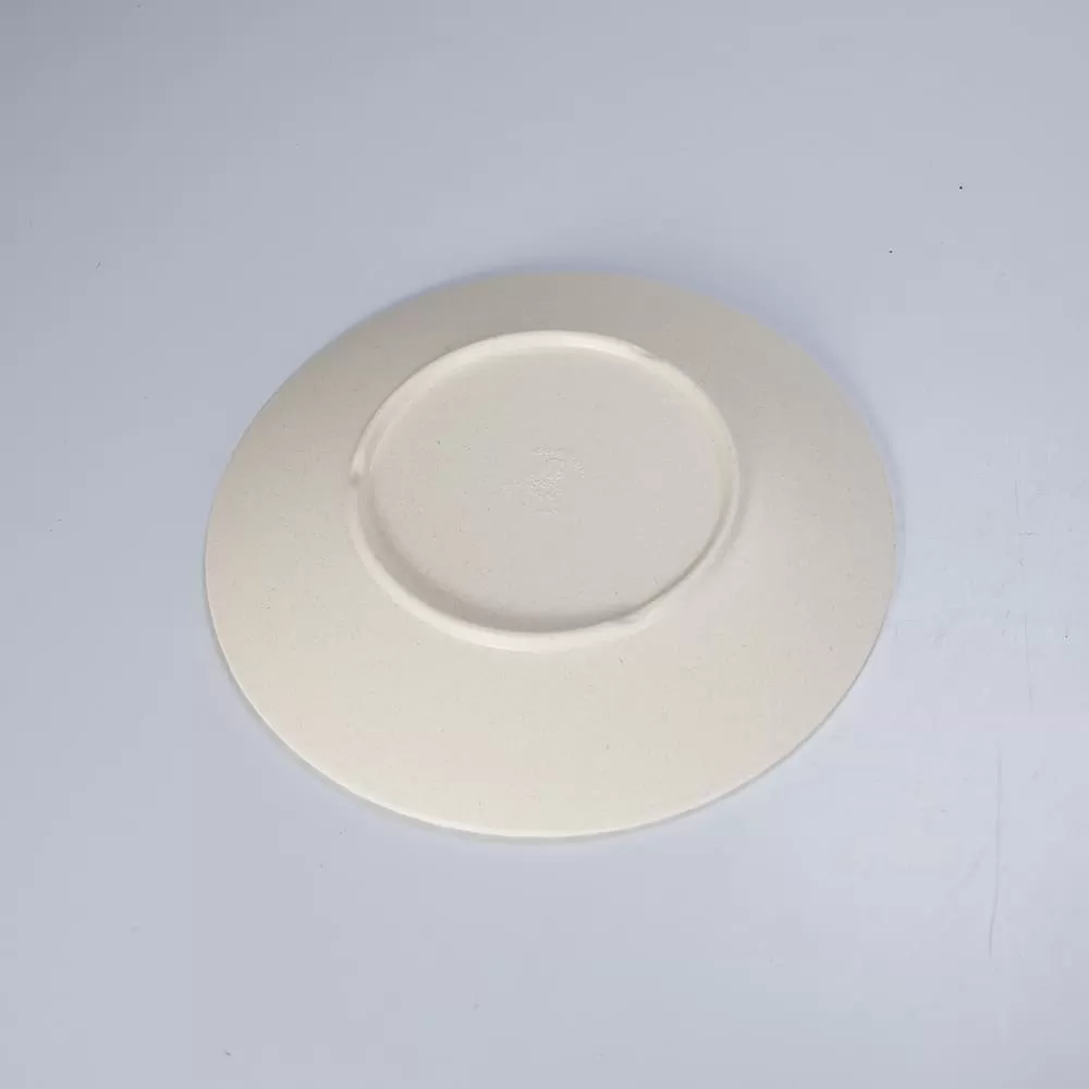 Factory Wholesaler Customizable Hammered Texture Melamine Unbreakable Plain White Plastic Tableware Matt Surface Sustainable Home Dishes