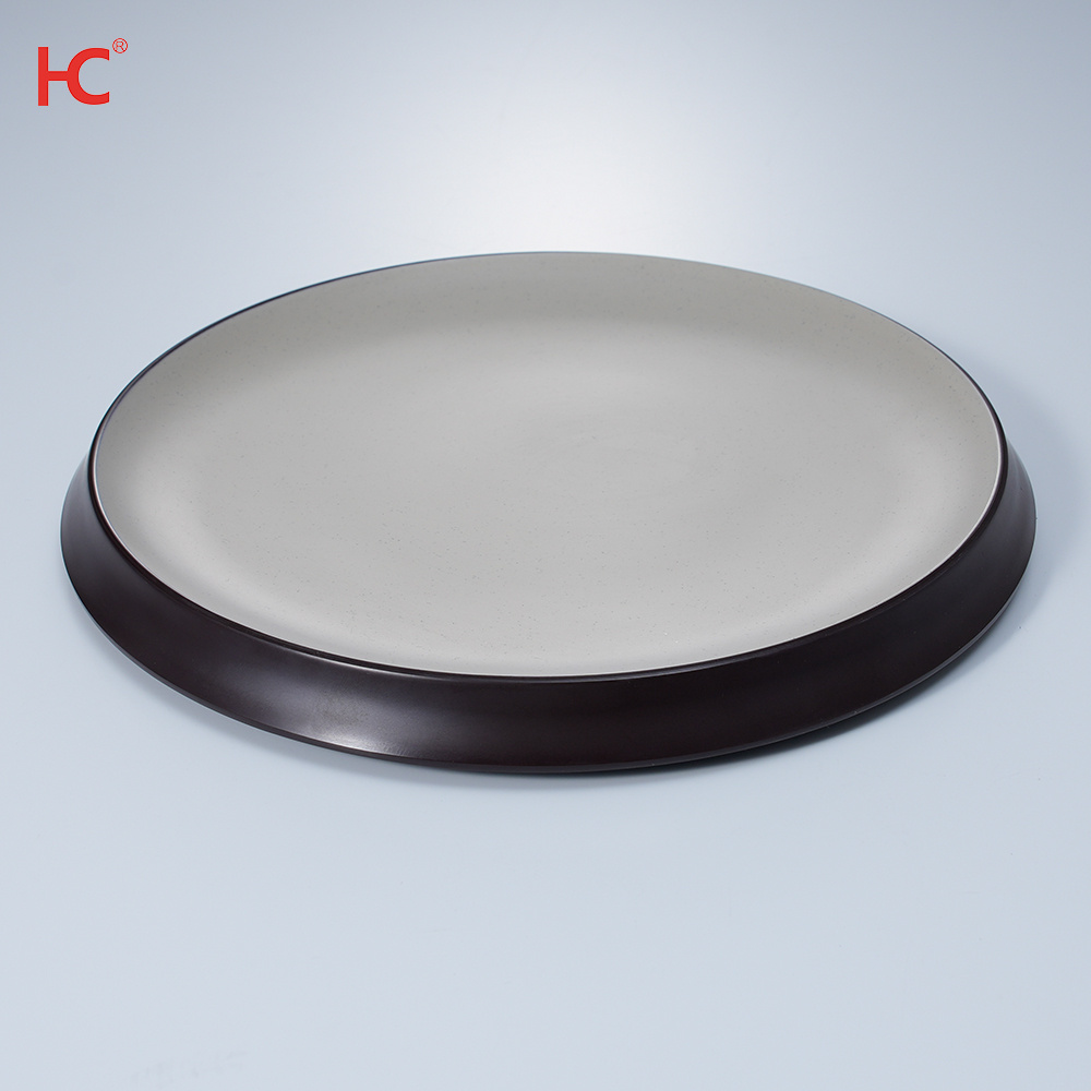 SS065 Durable Colorful Melamine Plates for Outdoor Dining Unbreakable Perfect for Picnics BBQs and Camping Trips