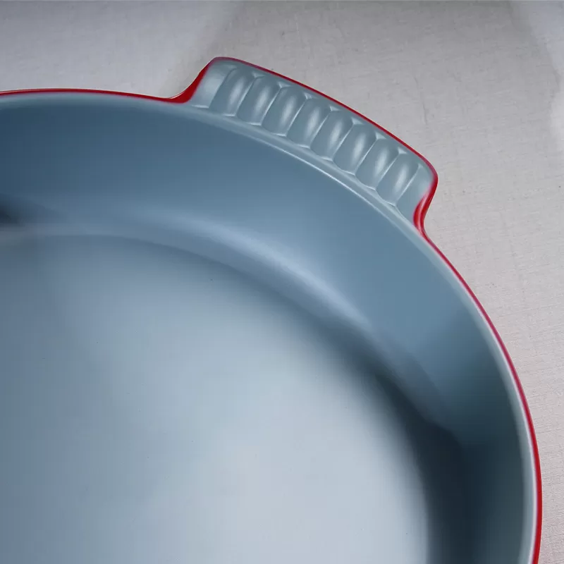 Factory Sustainable Reusable Unbreakable Plastic Melamine Dinnerware Commercial Tableware Serving Bicolor Handle Dinner Food
