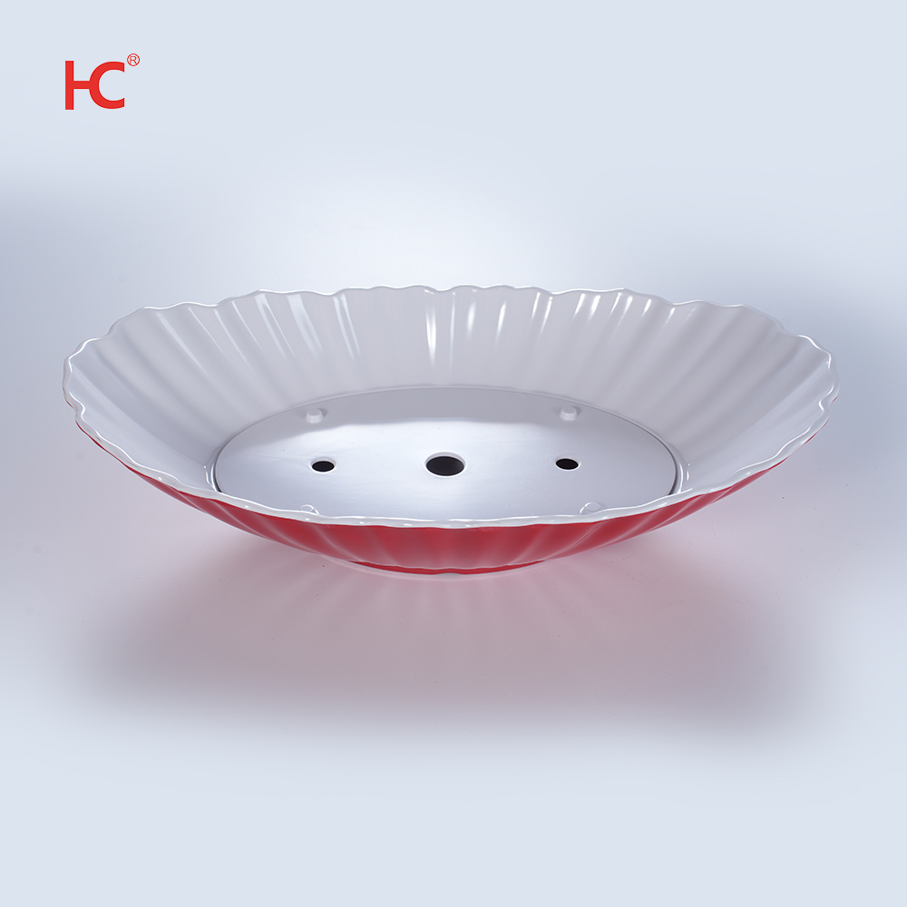 CS-31 Eco-Friendly Melamine Plastic Serving Tray for Restaurant Use for Hot Pot Fish Sashimi Display Dry Ice Serving Dish Hotels