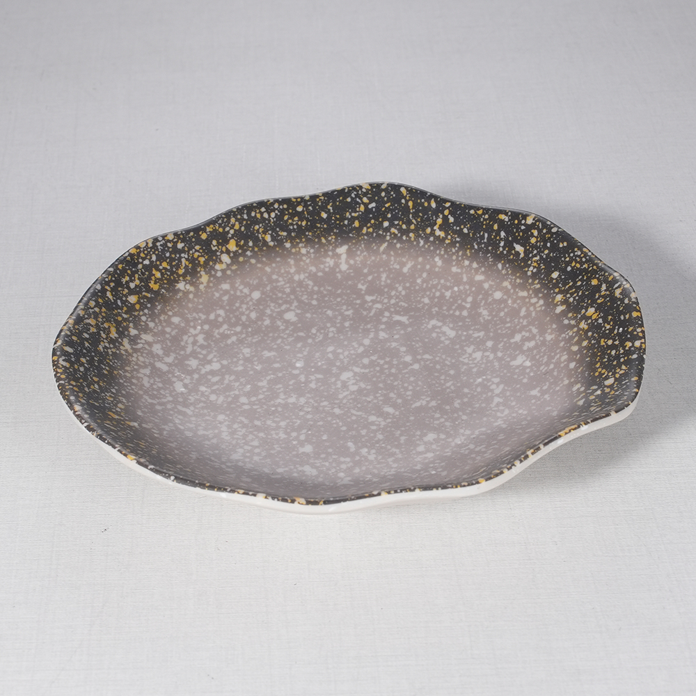 MS393 Inch Irregular Granite Pattern Melamine Plate